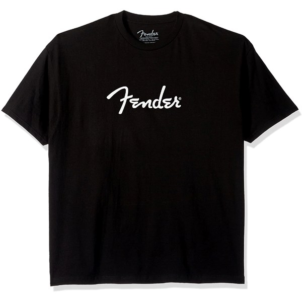 Fender Spaghetti Logo T-Shirt - Black - XXL (9101000806)
