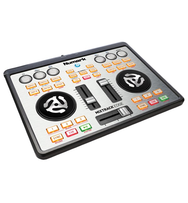 Numark Mixtrack Edge Slimline USB-Powered DJ Controller with Audio Output
