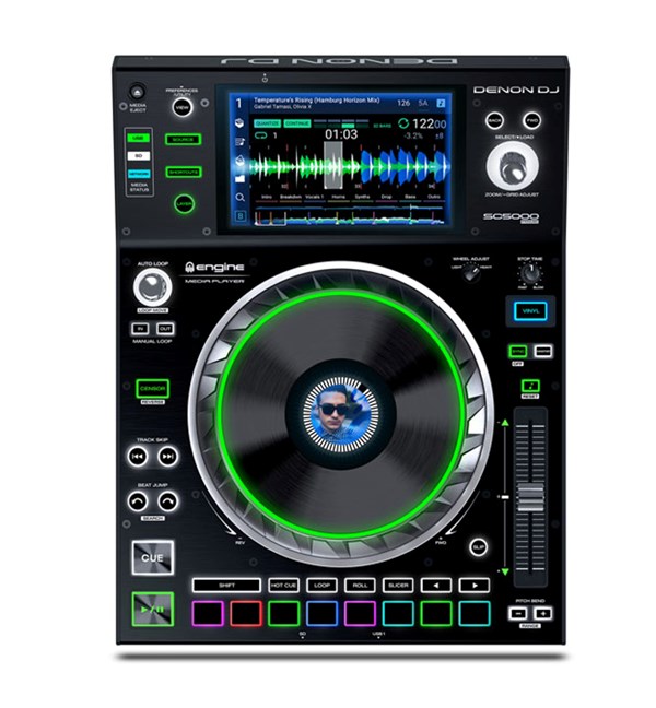 Denon SC5000 Professional - Sophisticated Dual-Layer DJ Deck