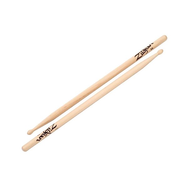 Zildjian 5A Wood Natural Drum Sticks - 5AWN