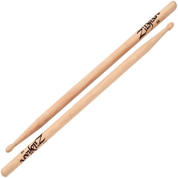 ZIldjian 5B Wood Natural Drum Sticks - 5BWN 