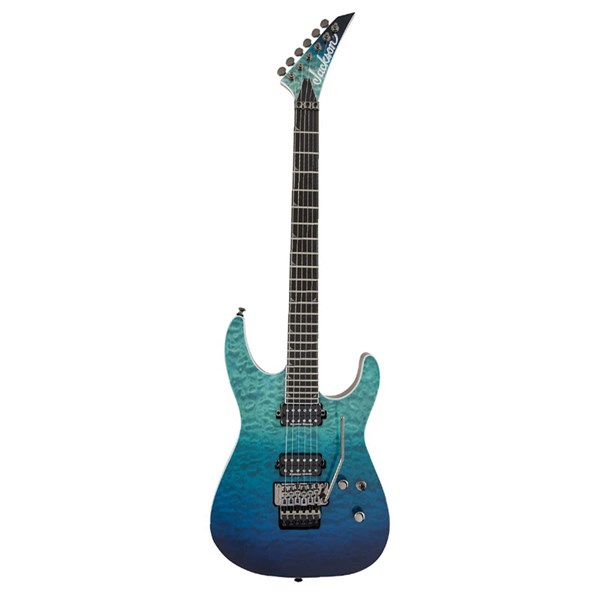 Jackson Pro Series Soloist SL2Q Mahogany Electric Guitar (Caribbean Blue Fade)