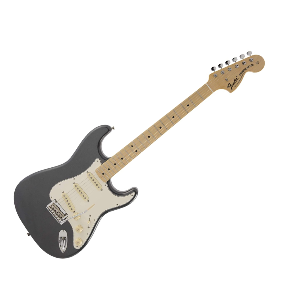 FENDER - Made in Japan Hybrid 68 Stratocaster Maple Fingerboard Charcoal Frost Metallic (5650682371)