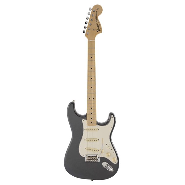 Fender Made in Japan Hybrid 68 Stratocaster Maple Fingerboard Charcoal Frost Metallic - (5650682371)