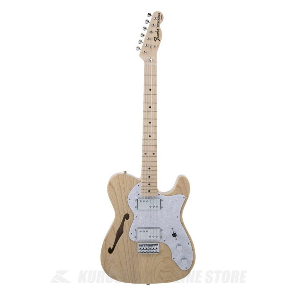 Fender Electric Guitar Made in Japan Traditional 70s Telecaster Thinline Maple Natural(5352702321)