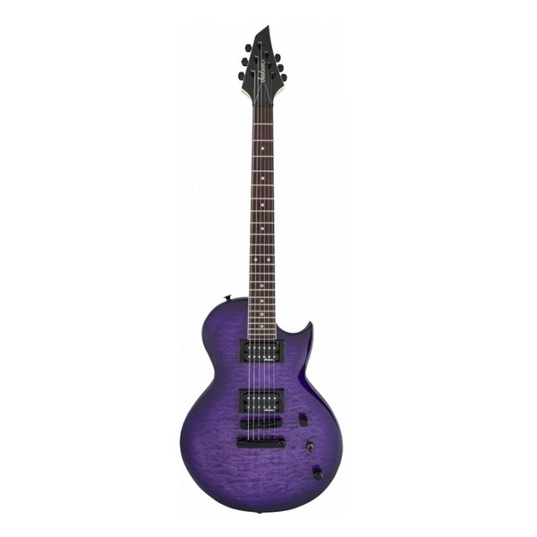 Jackon SC JS22QSC-TPB JS Series Monarkh Electric Guitar (Amaranth Fingerboard / Transparent Purple Burst)