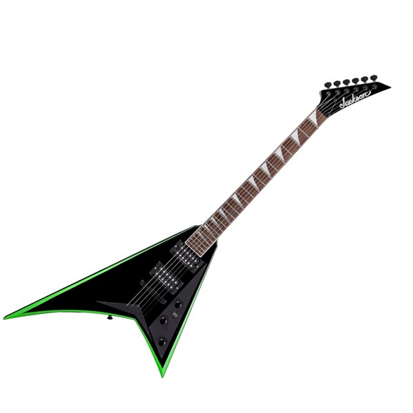 Jackson Rhoads RR24XT Solid Body Electric Guitar (Black with Kawasabi Bevels)