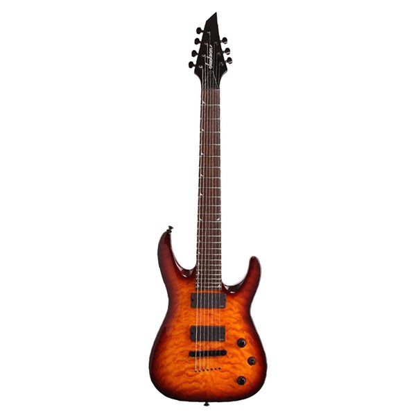 Jackson SLATTXMGQ3-7 Soloist 7-String Electric Guitar (Tobacco Burst)