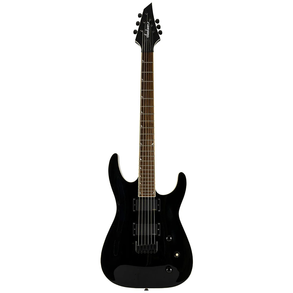 Jackson SLATXMG3-6 Soloist Electric Guitar (Black) - JB Music