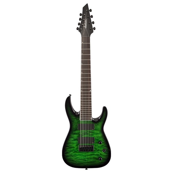 Jackson X Series SLATFXMG 3-8 Soloist 8-String Electric Guitar (Transparent Green)