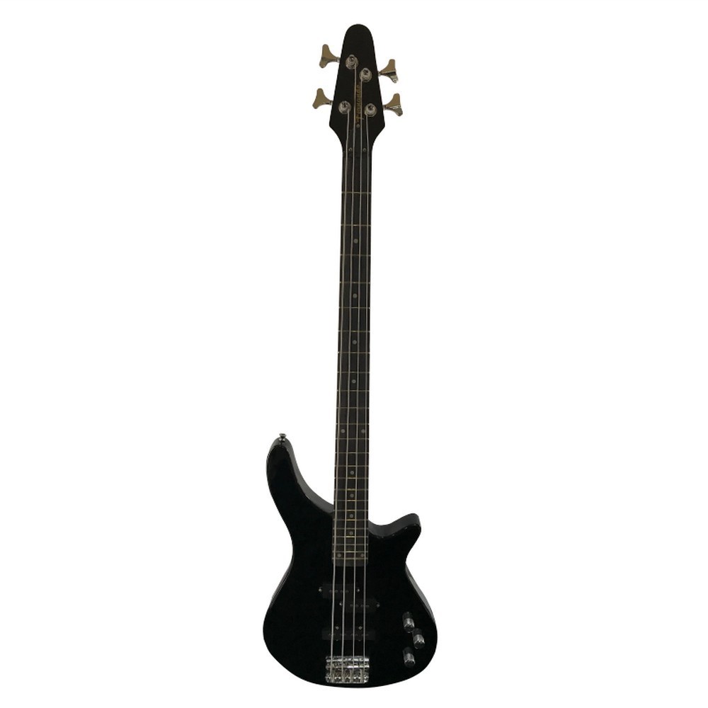 Fernando SSB262 Bass Guitar w/ Free Instrument Cable (Black) JB Music
