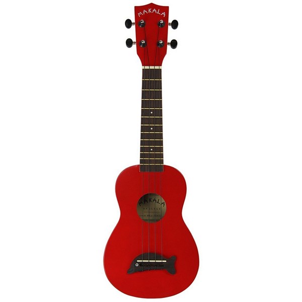 Kala Soprano Ukulele Makala Red Dolphin MK-SD/RD with Bag