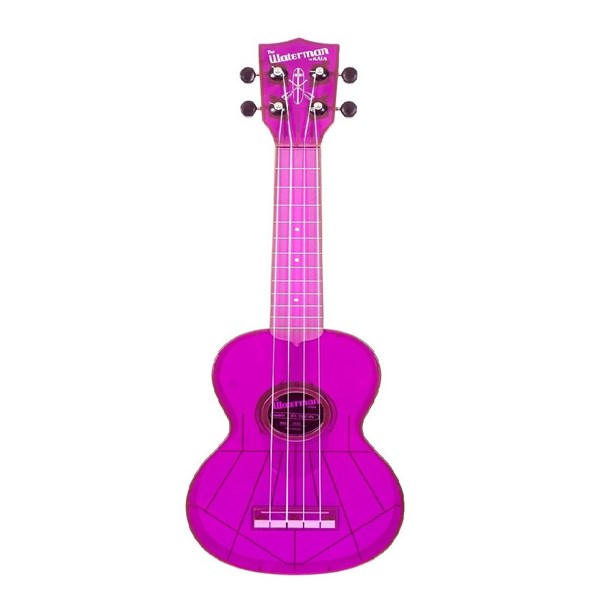 Kala KA-SWF-PL Purple Grape Waterman Soprano Ukulele