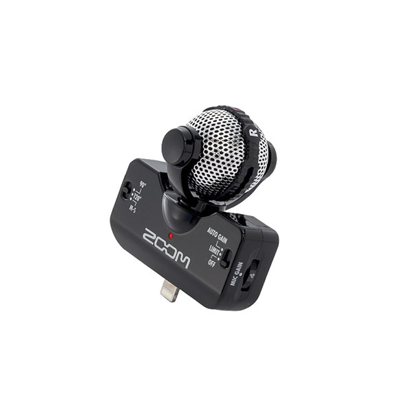 Zoom Mid-Side Condenser Mic for iOS IQ5 - Black