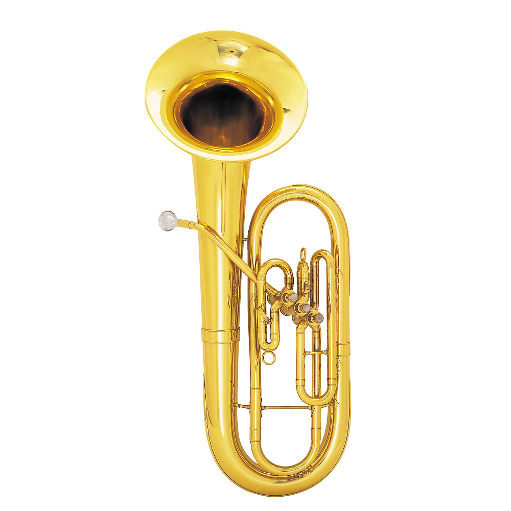 King 625 Diplomat Series Bb Baritone Horn 625 Lacquer Bell Front