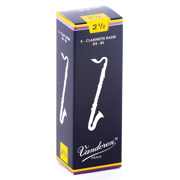 Vandoren CR1225 Clarinet Bass Reeds 2.5