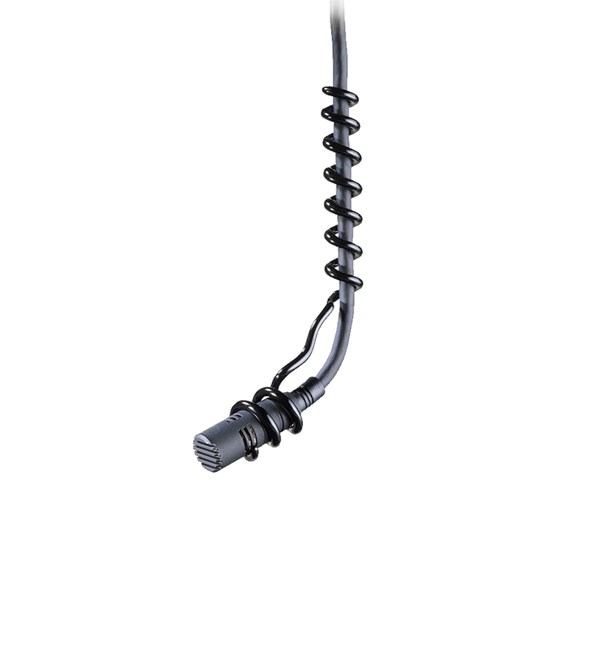 Audio-Technica ES933/C Miniature Cardioid Condenser Hanging Microphone with In-line Power Module
