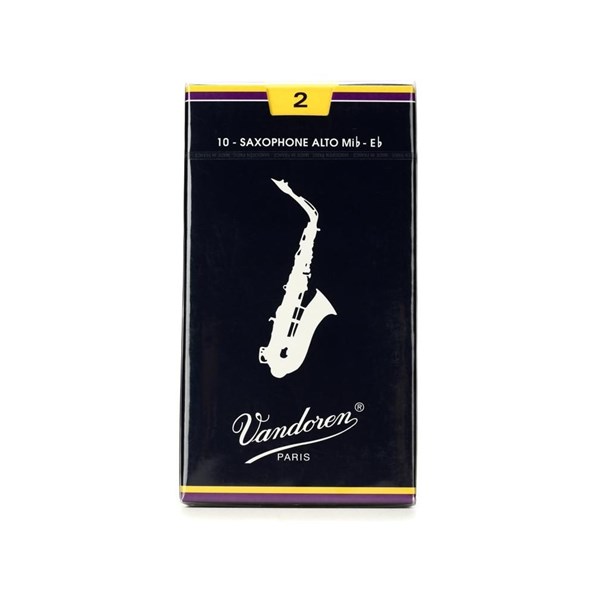 Vandoren SR212 - Traditional Alto Saxophone Reed - Strength 2.0