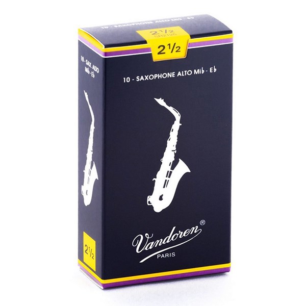 Vandoren SR2125 Alto Saxophone Reeds 2.5