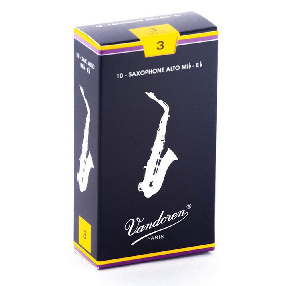 Vandoren SR213 - Traditional Alto Saxophone Reed - Strength 3.0