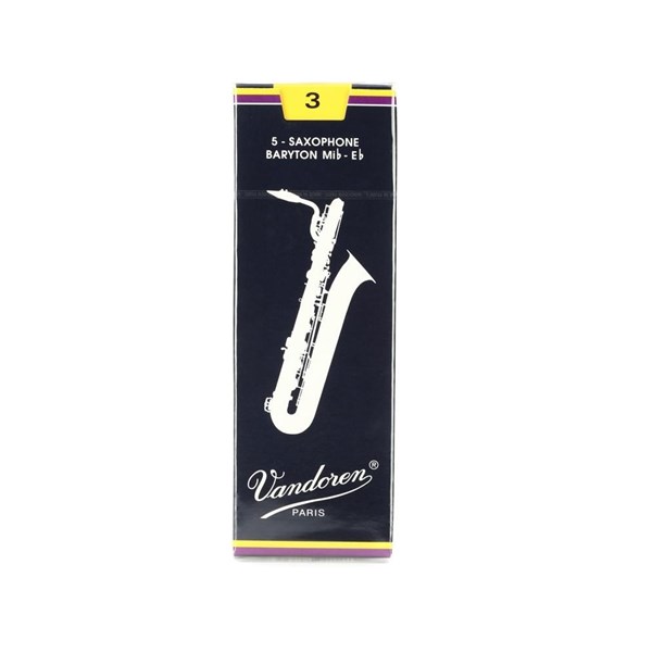 Vandoren SR243 - Traditional Baritone Saxophone Reed - Strength 3.0