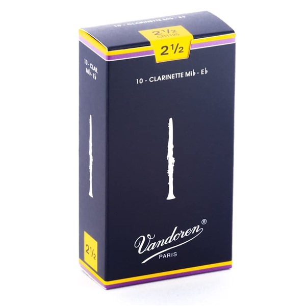 Vandoren CR1125 Eb Clarinet Traditional Reeds Strength 2.5