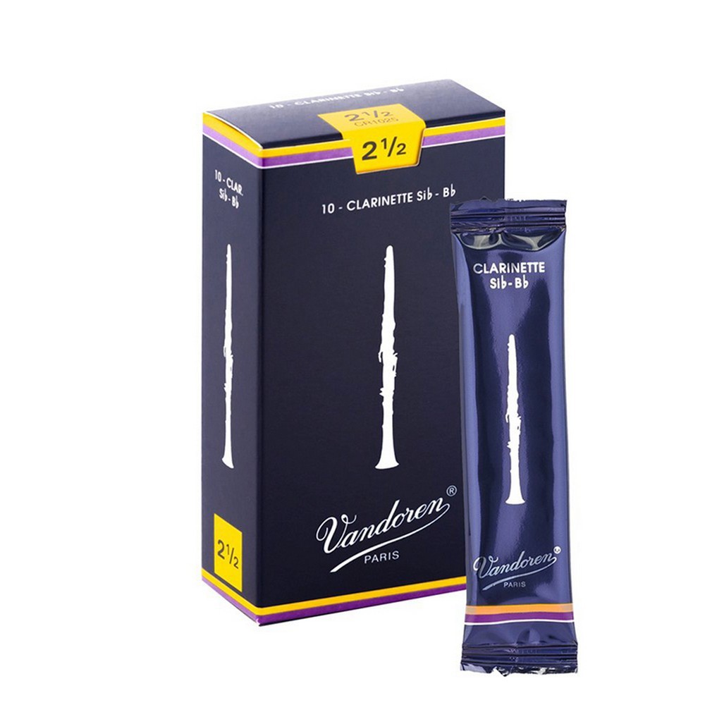 Vandoren CR1025 Bb Clarinet Reeds 2.5 (Piece) - JB Music