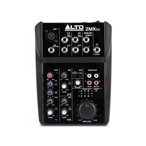 Alto Professional Zephyr ZMX52 5-Channel Compact Mixer