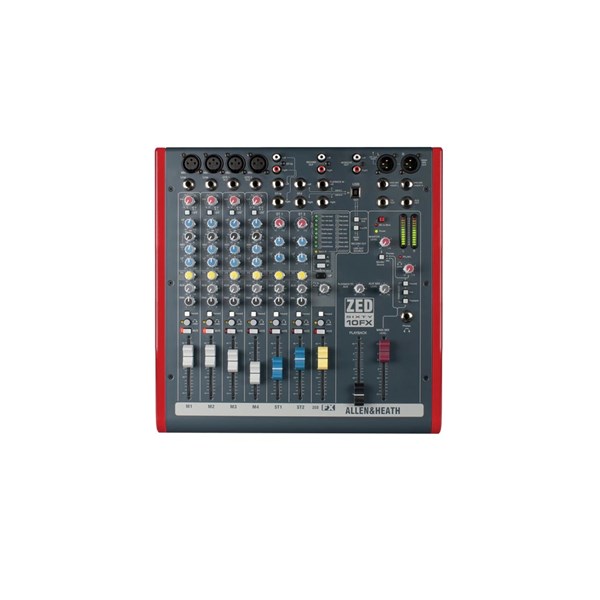 Allen & Heath ZED-10 Multipurpose Mixer for Live Sound and Recording