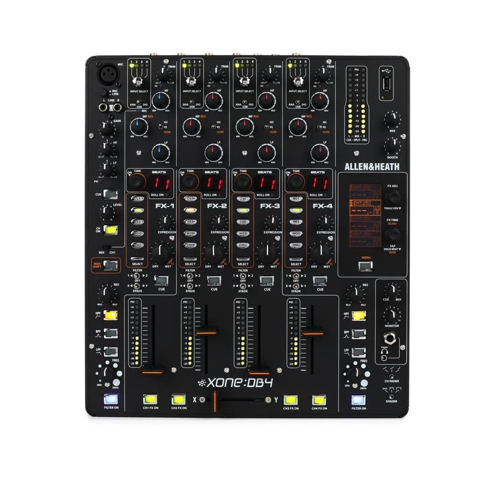 Allen & Heath XONE DB4 4Channel Digital DJ Mixer with Effects JB Music