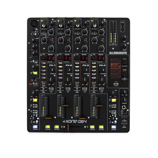 Allen & Heath XONE DB4  4-Channel Digital DJ Mixer with Effects
