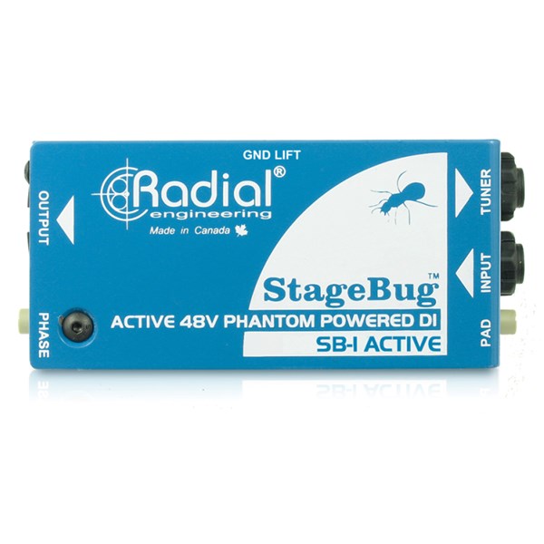 Radial SB-1 ACTIVE StageBug Passive DI Box