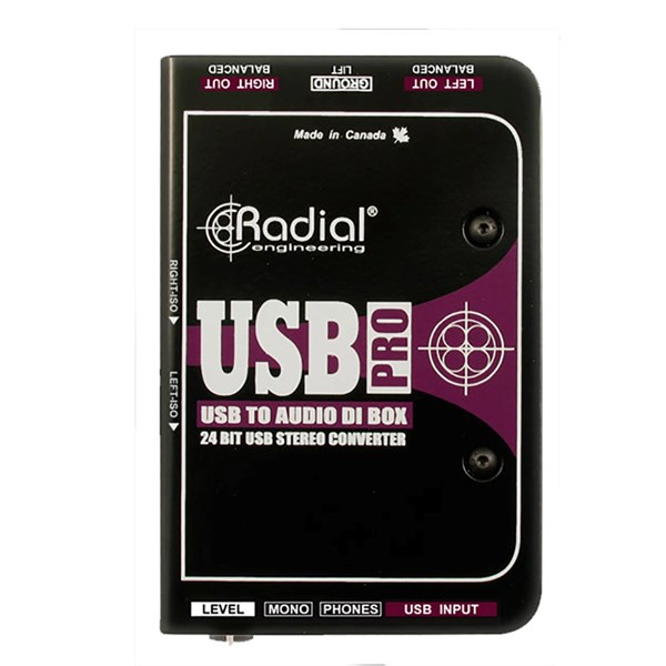 Radial USB Pro 24bit High Resolution Dac Pc/Mac