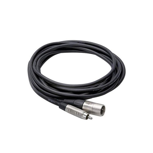 Hosa HRX-010 REAN RCA to XLR3M Pro Unbalanced Interconnect Cable