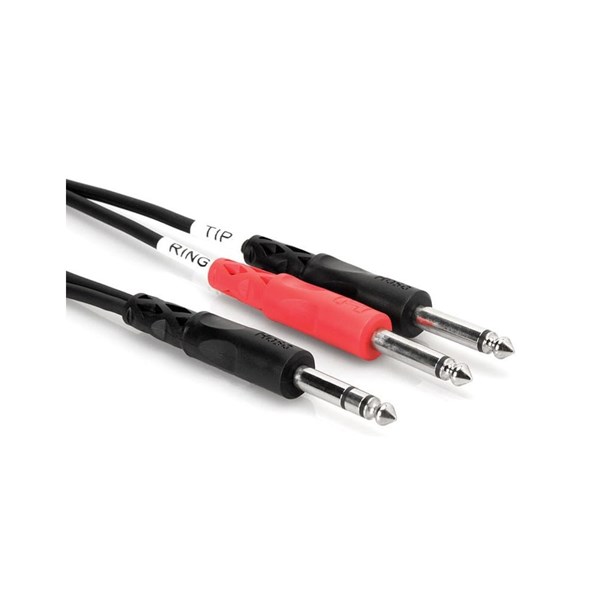 Hosa STP-202 Insert Cable 1/4 TRS - 1/4 TS 2m