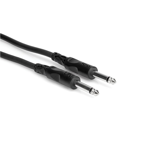 Hosa CPP-105 Unbalanced Interconnect Cable 1/4 inch TS to Same 5 ft.