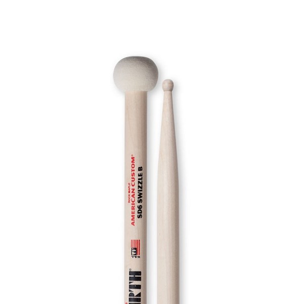 Vic Firth SD6 American Custom Swizzle Maple Drumsticks