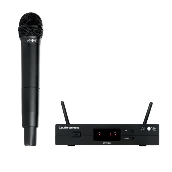 Audio-Technica ATW-13 AT-One Handheld Wireless Transmitter Receiver System