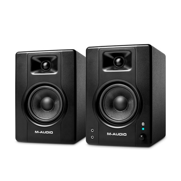 M-Audio BX4PAIR BT 4.5 inch Black Kevlar 120-Watt Multimedia Bluetooth Reference Monitors (Pair) 