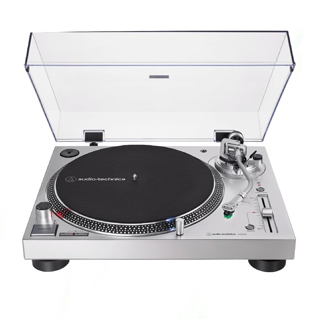 Audio-Technica AT-LP120XUSB Direct-Drive Turntable (Analog & USB) - Silver