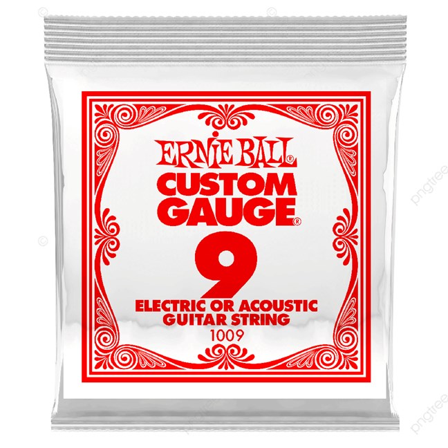 Ernie Ball 1009 Custom Gauge Electric / Acoustic Guitar Strings