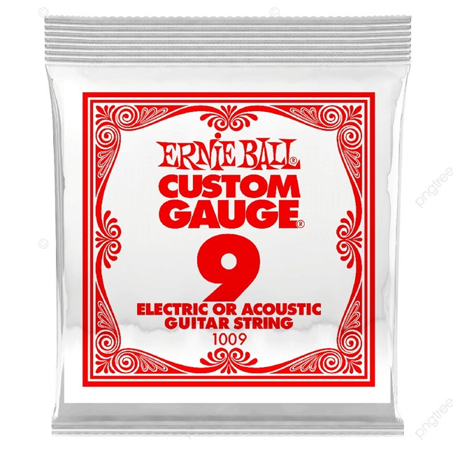 Ernie Ball 1009 Custom Gauge Electric / Acoustic Guitar Strings