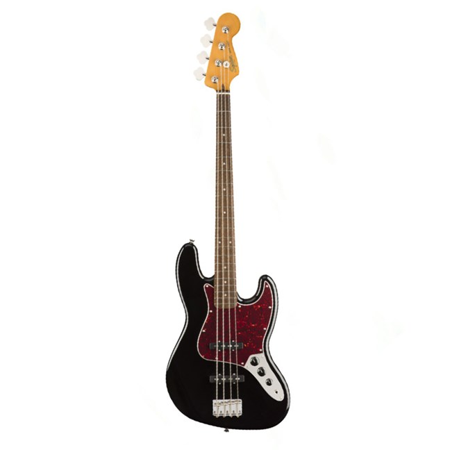 Squier by Fender Classic Vibe '60s Jazz Bass Guitar Laurel in Black (0374530506)