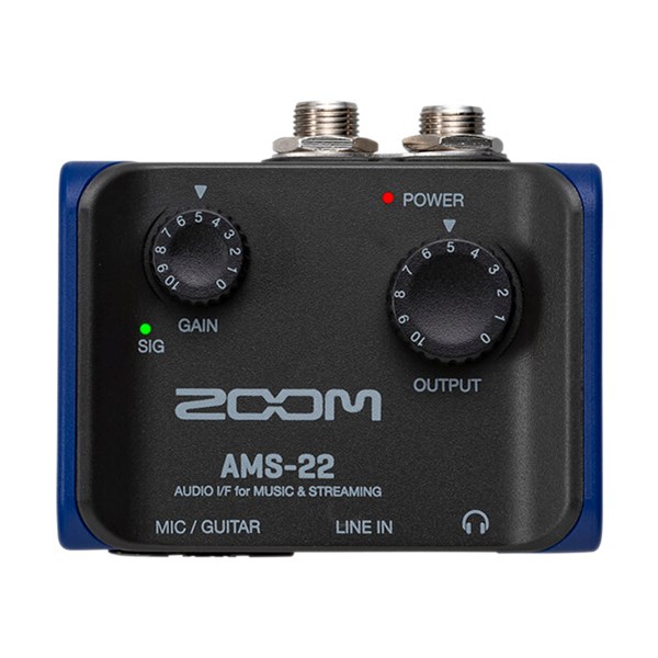 Zoom – “AMS-22” Audio Interface 2-in/2-out USB-C Audio Interface 