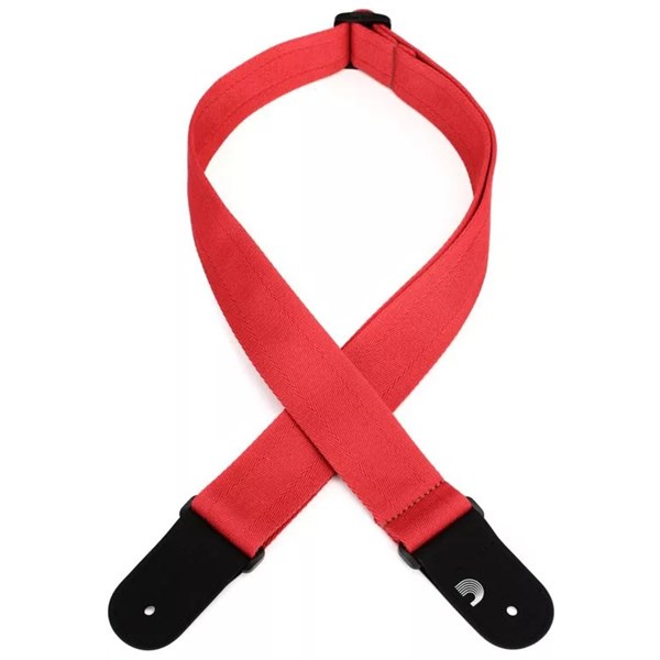 D'Addario 50RB01 Eco-Comfort Guitar Strap - Red