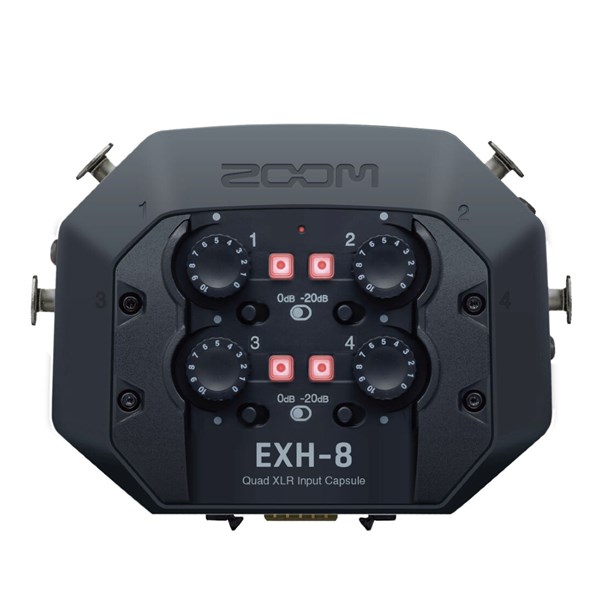 Zoom EXH-8 External XLR Input Capsule for H8 Recorder