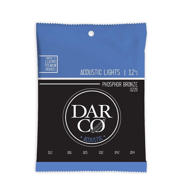 Martin & Co. Darco D220 92/8 Phosphor Bronze Light-Gauge Acoustic Guitar Strings