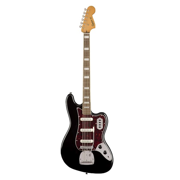 Squier by Fender Classic Vibe Bass VI 6-String Bass Guitar Laurel in Black (0374580506)