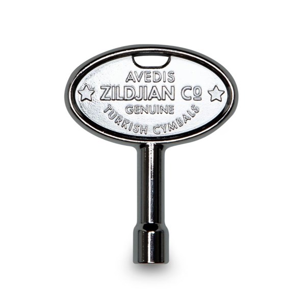 Chrome Drum Key with Zildjian Trademark