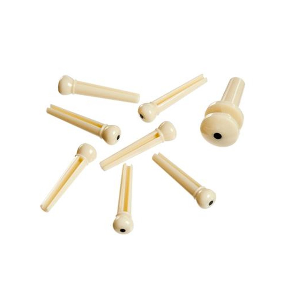 D'Addario PWPS12 Acoustic Guitar Plastic Bridge Set